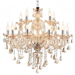 Modern Luxury Crystal Chandelier (Gold Shiny)