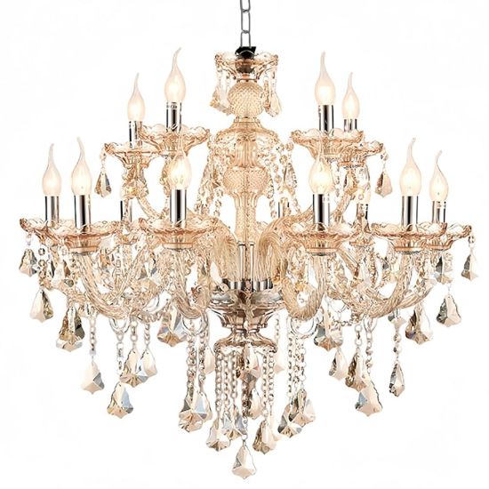 Modern Luxury Crystal Chandelier (Gold Shiny)