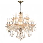 Modern Luxury Crystal Chandelier (Gold Shiny)