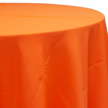 Polyester B. Orange - 108" Round