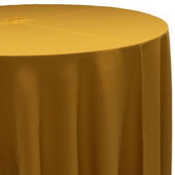 Polyester Mustard - 108" Round