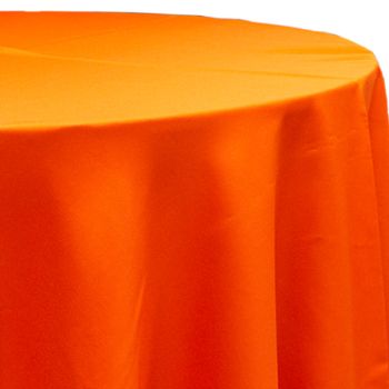 Polyester Orange - 108" Round