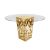 Reflection Highboy Table Web Gold 60"x60" Glass Top