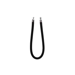 Stanchion Black Rope (Silver)