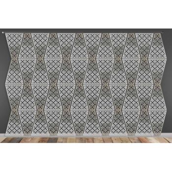 Laser Cut Wall (Circle Design) Silver