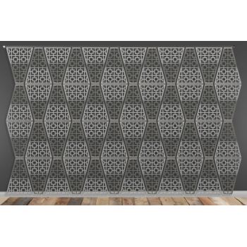 Laser Cut Wall (Target Design) Silver